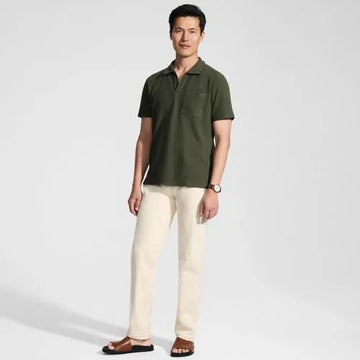 Men's Short Sleeve Honeycomb Johnny Polo