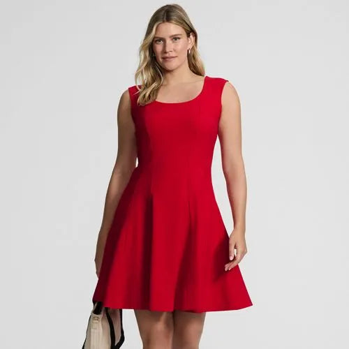 Women's Starfish Scoop Neck Sleeveless Mini Dress