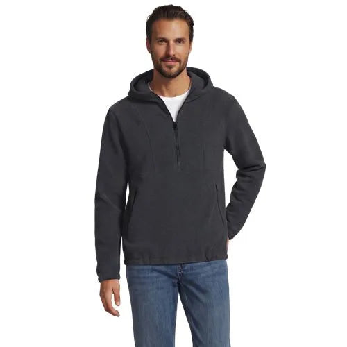 Men's Anyweather RainDefense Hooded Half Zip Fleece Pullover