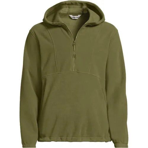 Men's Anyweather RainDefense Hooded Half Zip Fleece Pullover