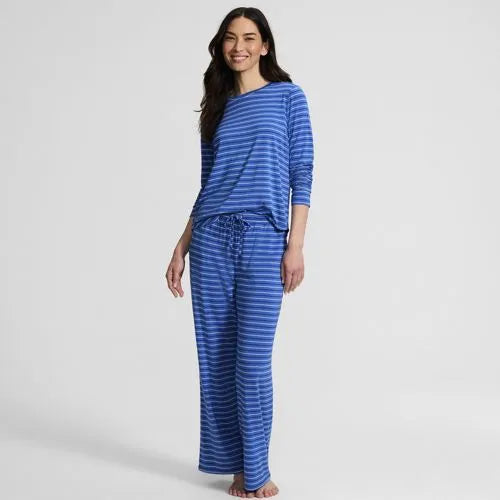 Women's Cooling 2 Piece Pajama Set - Long Sleeve Top and Pants