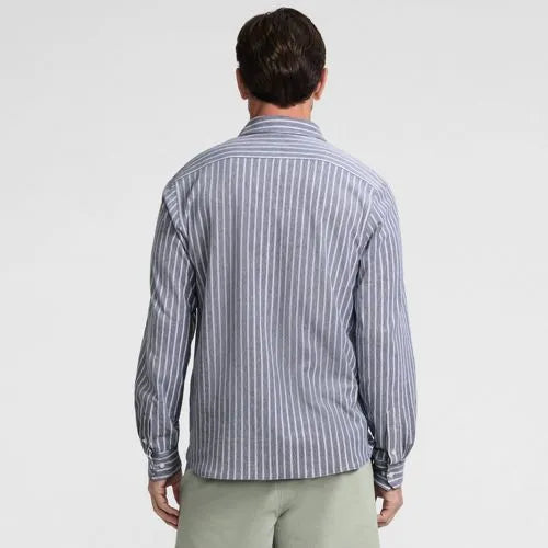 Men's Long Sleeve Knit Button Down Shirt