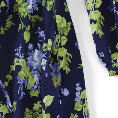 Women's Bracelet Button Front Midi Dress