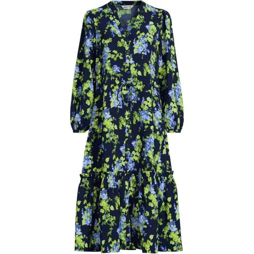 Women's Bracelet Button Front Midi Dress