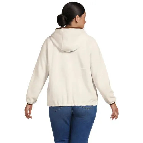 Women's Anyweather RainDefense Hooded Half Zip Fleece Pullover