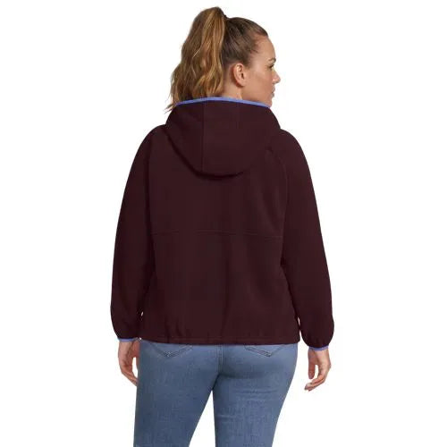 Women's Anyweather RainDefense Hooded Half Zip Fleece Pullover