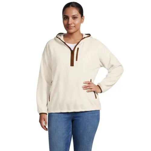 Women's Anyweather RainDefense Hooded Half Zip Fleece Pullover