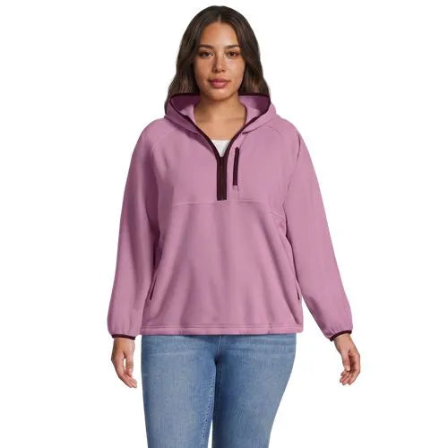 Women's Anyweather RainDefense Hooded Half Zip Fleece Pullover