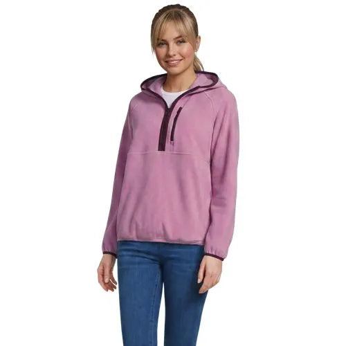 Women's Anyweather RainDefense Hooded Half Zip Fleece Pullover