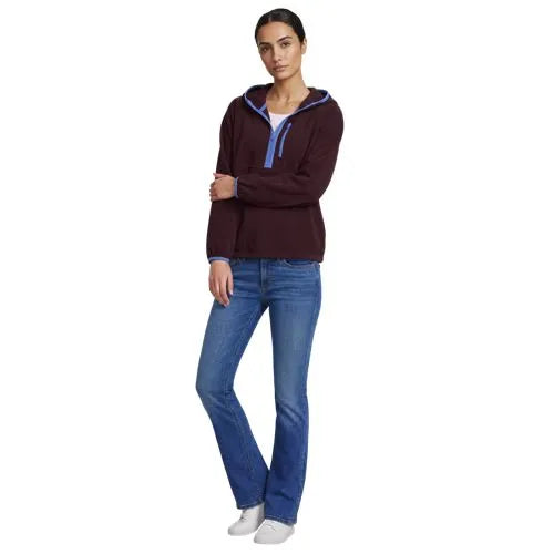 Women's Anyweather RainDefense Hooded Half Zip Fleece Pullover