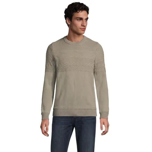 Men's Long Sleeve Drifter Guernsey Sweater