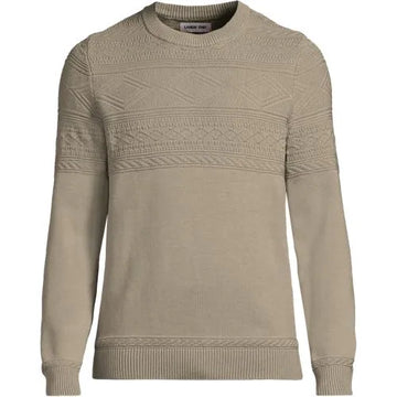 Men's Long Sleeve Drifter Guernsey Sweater