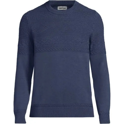 Men's Long Sleeve Drifter Guernsey Sweater