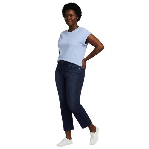 Women's Cap Sleeve Supima Cotton Crew Neck Tee