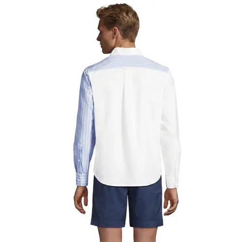 Men's Long Sleeve Classic Fit Sail Rigger Oxford Shirt