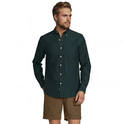 Men's Long Sleeve Classic Fit Sail Rigger Oxford Shirt