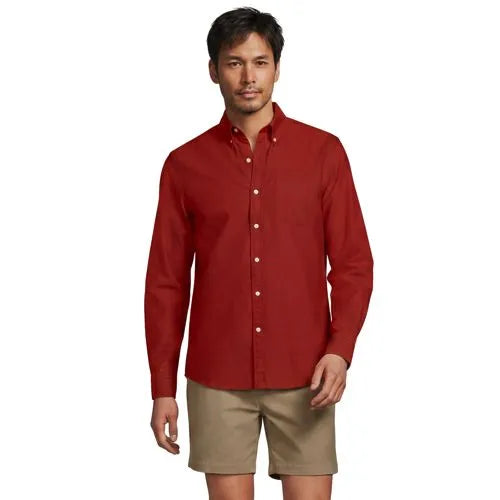 Men's Long Sleeve Classic Fit Sail Rigger Oxford Shirt