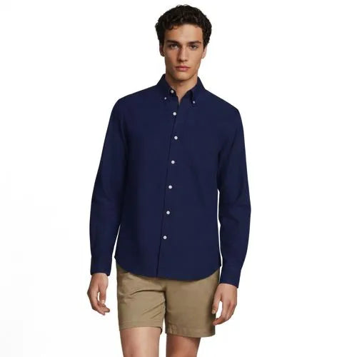 Men's Long Sleeve Classic Fit Sail Rigger Oxford Shirt