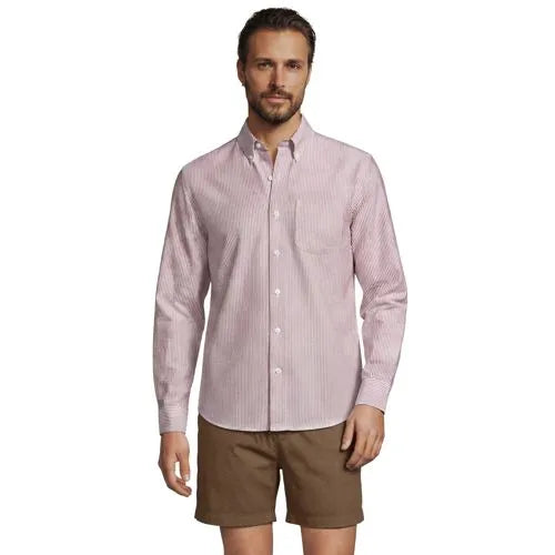Men's Long Sleeve Classic Fit Sail Rigger Oxford Shirt