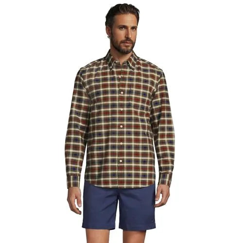 Men's Long Sleeve Classic Fit Sail Rigger Oxford Shirt