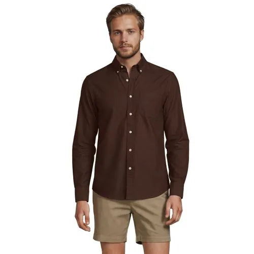 Men's Long Sleeve Classic Fit Sail Rigger Oxford Shirt