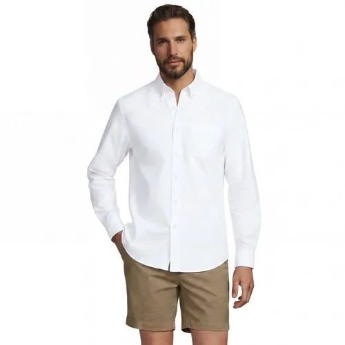 Men's Long Sleeve Classic Fit Sail Rigger Oxford Shirt