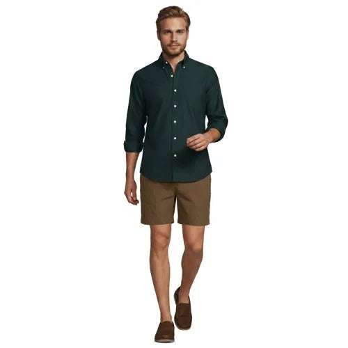 Men's Long Sleeve Classic Fit Sail Rigger Oxford Shirt