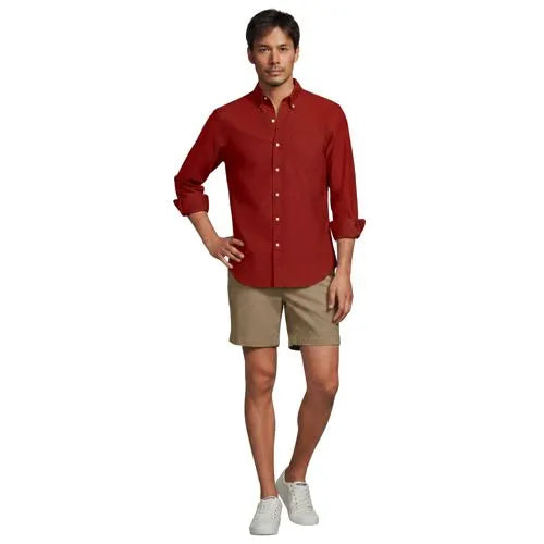 Men's Long Sleeve Classic Fit Sail Rigger Oxford Shirt