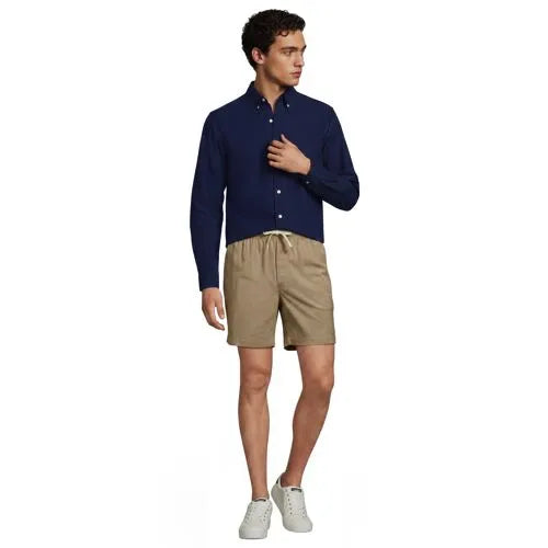 Men's Long Sleeve Classic Fit Sail Rigger Oxford Shirt