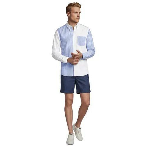 Men's Long Sleeve Classic Fit Sail Rigger Oxford Shirt