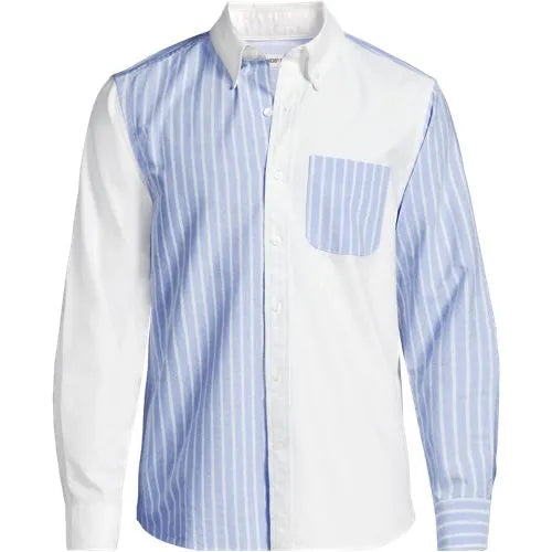 Men's Long Sleeve Classic Fit Sail Rigger Oxford Shirt