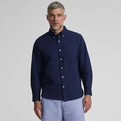 Men's Long Sleeve Classic Fit Sail Rigger Oxford Shirt