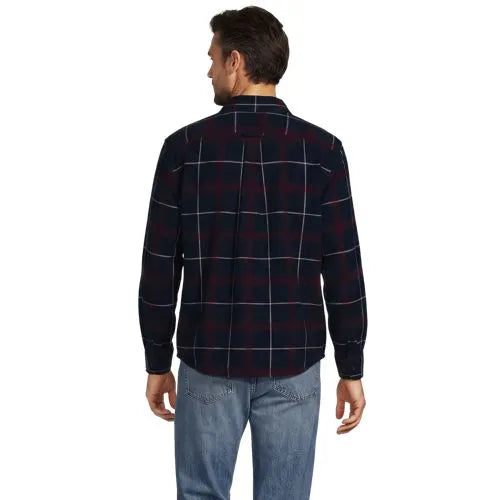 Men's Long Sleeve Classic Fit Flagship Flannel Shirt