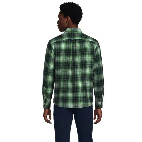 Men's Long Sleeve Classic Fit Flagship Flannel Shirt