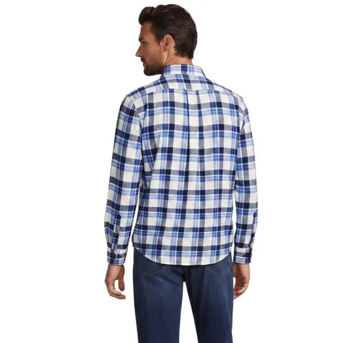 Men's Long Sleeve Classic Fit Flagship Flannel Shirt