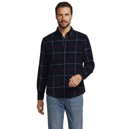 Men's Long Sleeve Classic Fit Flagship Flannel Shirt