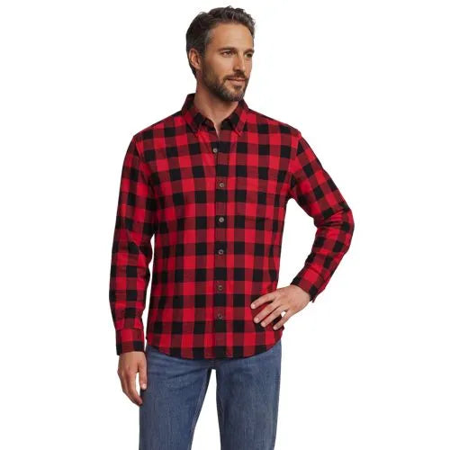Men's Long Sleeve Classic Fit Flagship Flannel Shirt