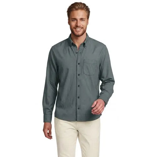 Men's Long Sleeve Classic Fit Flagship Flannel Shirt