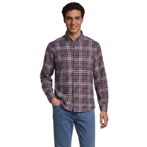 Men's Long Sleeve Classic Fit Flagship Flannel Shirt