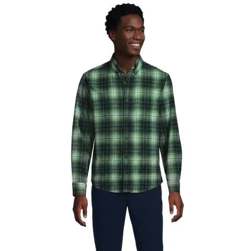 Men's Long Sleeve Classic Fit Flagship Flannel Shirt