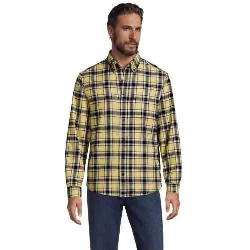 Men's Long Sleeve Classic Fit Flagship Flannel Shirt