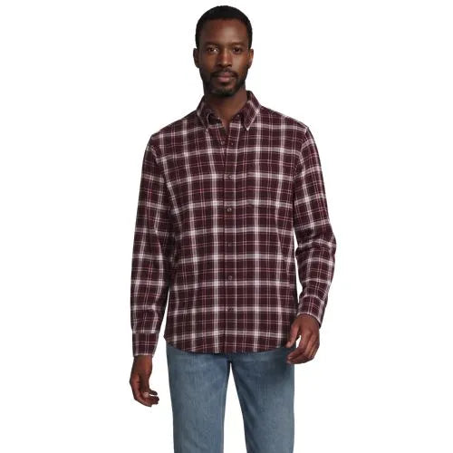 Men's Long Sleeve Classic Fit Flagship Flannel Shirt
