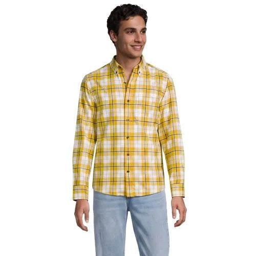 Men's Long Sleeve Classic Fit Flagship Flannel Shirt