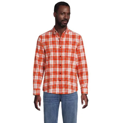 Men's Long Sleeve Classic Fit Flagship Flannel Shirt