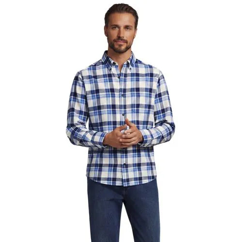 Men's Long Sleeve Classic Fit Flagship Flannel Shirt