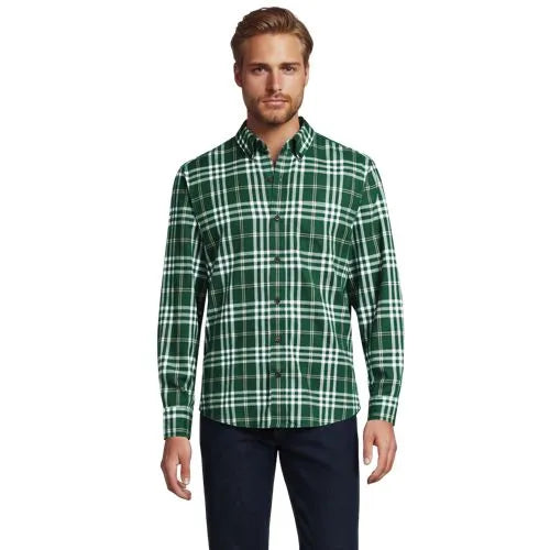 Men's Long Sleeve Classic Fit Flagship Flannel Shirt