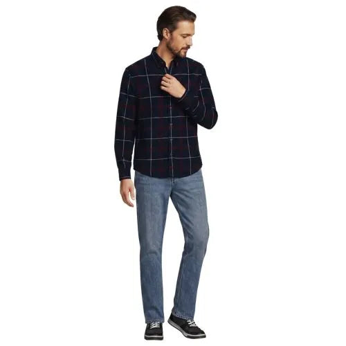 Men's Long Sleeve Classic Fit Flagship Flannel Shirt