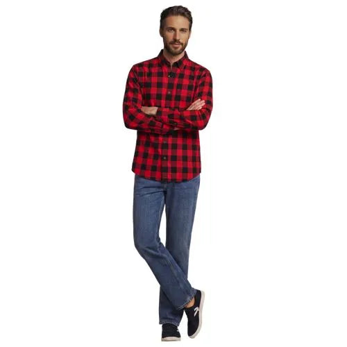 Men's Long Sleeve Classic Fit Flagship Flannel Shirt