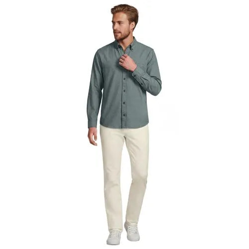 Men's Long Sleeve Classic Fit Flagship Flannel Shirt