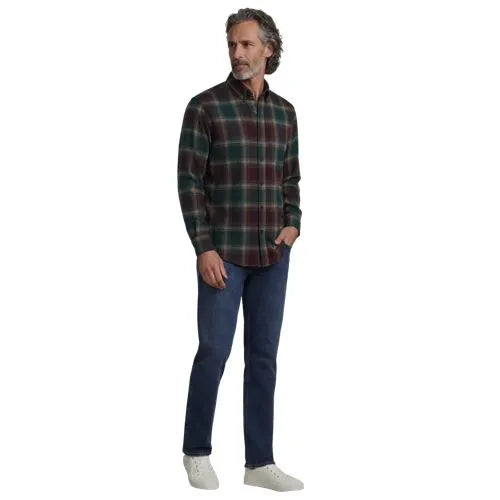 Men's Long Sleeve Classic Fit Flagship Flannel Shirt